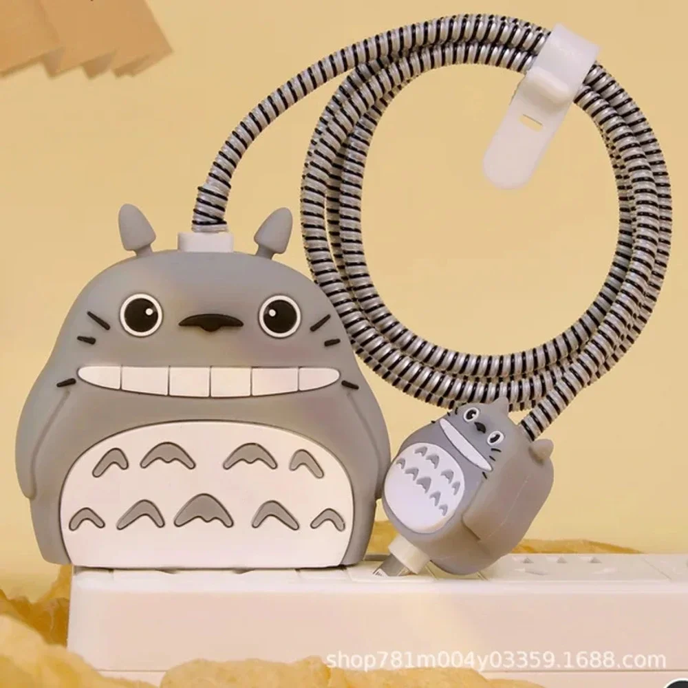 Totoro iPhone Charger Cover Cable Charger Protectors P24